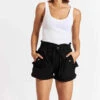 Amo DenimDenim Parachute Shorts - Black