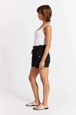 Amo DenimDenim Parachute Shorts - Black 8 Amo DenimDenim Parachute Shorts - Black -Drape Hut Sales Store AMO Denim Parachute Shorts in Black 20230531212717 2