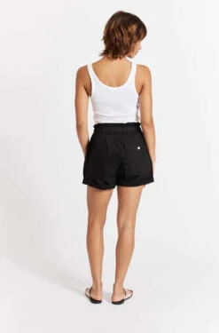 Amo DenimDenim Parachute Shorts - Black 9 Amo DenimDenim Parachute Shorts - Black -Drape Hut Sales Store AMO Denim Parachute Shorts in Black 20230531212718