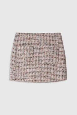 Anine BingAdalynn Skirt - Lavender Tweed -Drape Hut Sales Store Adalynn Skirt in Lavender Tweed 20230209023752 2