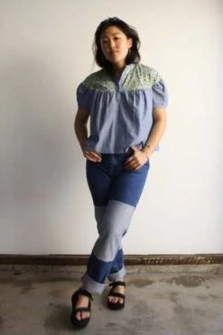 MyrtleAddie Blouse - School Stripe 11 MyrtleAddie Blouse - School Stripe -Drape Hut Sales Store Addie Blouse School Stripe 20231003230001 2