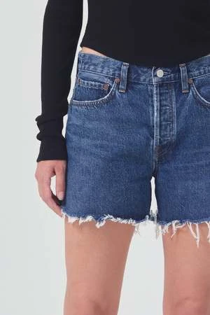 AGOLDEAgolde Parker Long Short - Caution 4 AGOLDEAgolde Parker Long Short - Caution - Image 2