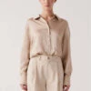 Sophie RueAlexis Button Down Shirt - Camel -Drape Hut Sales Store Alexis Button Down Shirt 20231101015916