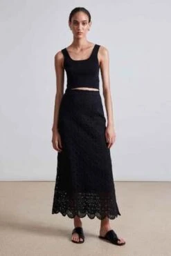 Apiece ApartLilja Crochet Maxi Skirt -Drape Hut Sales Store Apiece Apart Lilja Crochet Maxi Skirt 20230927012943