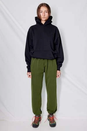 AssemblyEmbroidered New York Logo Sweatpants - Forest Green 5 AssemblyEmbroidered New York Logo Sweatpants - Forest Green - Image 3