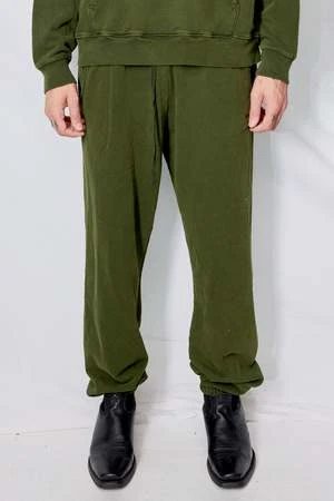 AssemblyEmbroidered New York Logo Sweatpants - Forest Green 4 AssemblyEmbroidered New York Logo Sweatpants - Forest Green - Image 2