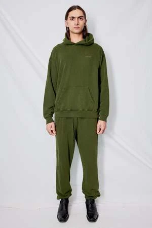 AssemblyEmbroidered New York Logo Sweatpants - Forest Green 8 AssemblyEmbroidered New York Logo Sweatpants - Forest Green - Image 6