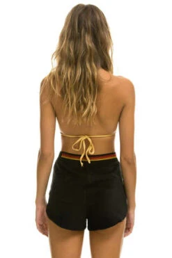 Aviator NationLOGO STRIPE LOUNGER SHORTS - BLACK -Drape Hut Sales Store Aviator Nation LOGO STRIPE LOUNGER SHORTS BLACK 20230302065247 2