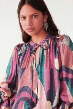 Ba&shWim Top - Blue -Drape Hut Sales Store BA SH Wim Top in Blue 20231012040222 2