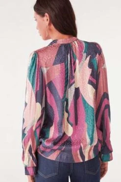 Ba&shWim Top - Blue -Drape Hut Sales Store BA SH Wim Top in Blue 20231012040223