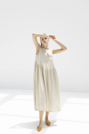 Black CraneBlack Crane Tank Dress - Cloud 5 Black CraneBlack Crane Tank Dress - Cloud - Image 3