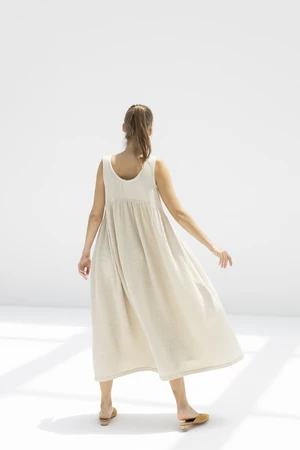 Black CraneBlack Crane Tank Dress - Cloud 6 Black CraneBlack Crane Tank Dress - Cloud - Image 4