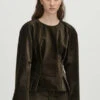 Rachel ComeyBasco Top - Bark -Drape Hut Sales Store Basco Top Bark 20230907011126