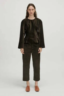 Rachel ComeyBasco Top - Bark -Drape Hut Sales Store Basco Top Bark 20230907011127 2