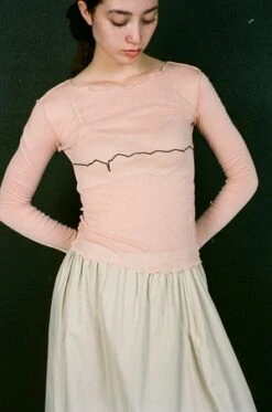 BaserangeTabbys Star Long Sleeve - Buio Pink -Drape Hut Sales Store Baserange Tabbys Star Long Sleeve Buio Pink 20230918165542 2