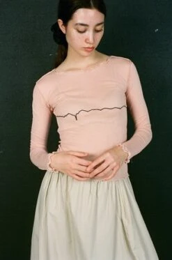 BaserangeTabbys Star Long Sleeve - Buio Pink -Drape Hut Sales Store Baserange Tabbys Star Long Sleeve Buio Pink 20230918165544