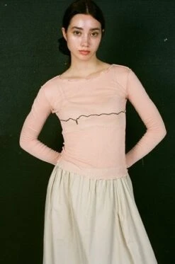 BaserangeTabbys Star Long Sleeve - Buio Pink -Drape Hut Sales Store Baserange Tabbys Star Long Sleeve Buio Pink 20230918165545