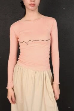 BaserangeTabbys Star Long Sleeve - Buio Pink -Drape Hut Sales Store Baserange Tabbys Star Long Sleeve Buio Pink 20230918165546