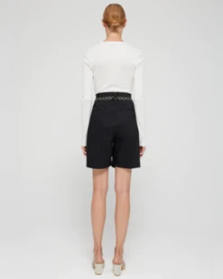 RoheBaz Tailored Short - Black -Drape Hut Sales Store Baz Tailored Short 20230322012857