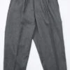 Beams Plus2Pleats Flannel Pant - Charcoal Grey -Drape Hut Sales Store Beams 2Pleats Flannel Pant Charcoal Grey 20190907012304