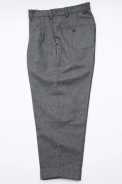Beams Plus2Pleats Flannel Pant - Charcoal Grey -Drape Hut Sales Store Beams 2Pleats Flannel Pant Charcoal Grey 20190907012305 2