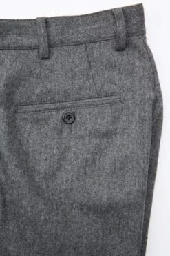 Beams Plus2Pleats Flannel Pant - Charcoal Grey -Drape Hut Sales Store Beams 2Pleats Flannel Pant Charcoal Grey 20190907012306 1