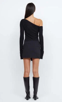 Bec + BridgeBec + Bridge Mac Wrap Mini Skirt - Black 10 Bec + BridgeBec + Bridge Mac Wrap Mini Skirt - Black -Drape Hut Sales Store Bec Bridge Black Mac Wrap Mini Skirt 20230807234308 1