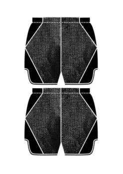 BERENIKSHINY/MATTE SHORTS - Black -Drape Hut Sales Store Berenik SHORTS black shiny matte 20190724162606 1