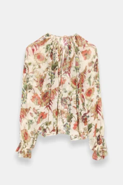 Ulla JohnsonBernadette Chiffon Blouse - Freesia