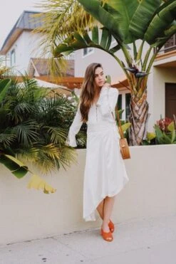 BETWEEN TENBetween Ten Genevieve Skirt - White 11 BETWEEN TENBetween Ten Genevieve Skirt - White -Drape Hut Sales Store Between Ten Genevieve Skirt White 20180413000407