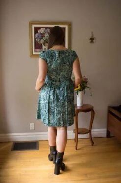 Birds Of North AmericaGallinule Dress - ICE STORM -Drape Hut Sales Store Birds of North America Gallinule Dress Ice Storm 20221107235148 1