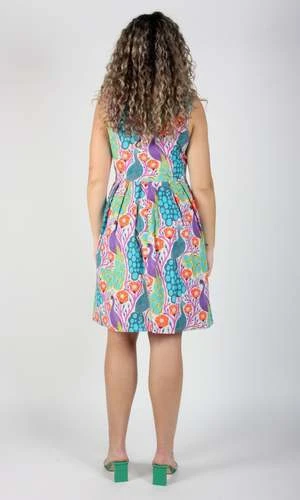 Birds Of North AmericaWood Snipe Dress - Peacocks 14 Birds Of North AmericaWood Snipe Dress - Peacocks - Image 12