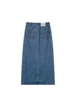 FAFAMOONBaker Denim Skirt - Blue -Drape Hut Sales Store Blue Baker Denim Skirt 20230929083652