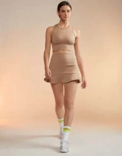 CYNTHIA ROWLEYBonded Mini Skirt