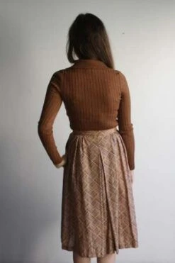 VintageButton Front Skirt -Drape Hut Sales Store Button Front Skirt 20231025090946 2