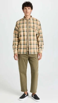 ClosedCLOSED Men's Lumberjack Shirt - Fern Green -Drape Hut Sales Store CLOSED Men s Lumberjack Shirt Fern Green 20231025215538 1