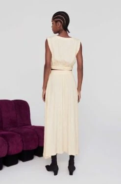 Silk LaundryCrinkle Skirt - Stardust -Drape Hut Sales Store CRINKLE SKIRT STARDUST 20211202230512