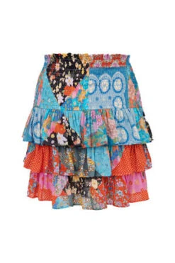 SPELL & THE GYPSY COLLECTIVECha Cha Shirred Mini Skirt - Multi -Drape Hut Sales Store Cha Cha Shirred Mini Skirt 20230201023807 1
