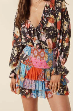 SPELL & THE GYPSY COLLECTIVECha Cha Shirred Mini Skirt - Multi -Drape Hut Sales Store Cha Cha Shirred Mini Skirt 20230201023809