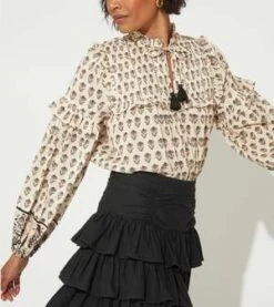 CleobellaEmberly Blouse - Delilah -Drape Hut Sales Store Cleobella Emberly Blouse 20231006014003 1