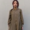 Comme Des Garcons Comme Des GarçonsBlouse - Khaki -Drape Hut Sales Store Comme des Garons Comme des Garons CDGCDG Blouse RL B008 051 1 Khaki 20231101012324