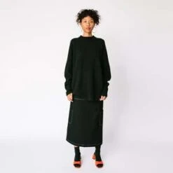 Misc EtcContrast Stitch Cargo Skirt - Black -Drape Hut Sales Store Contrast Stitch Cargo Skirt Black 20231006231110