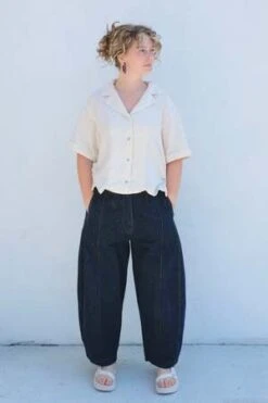 CorderaSeam Curved Pant - Dark Navy