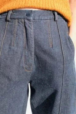 CorderaSeam Curved Pant - Dark Navy -Drape Hut Sales Store Cordera Seam Curved Pant Dark Navy 20230601040429