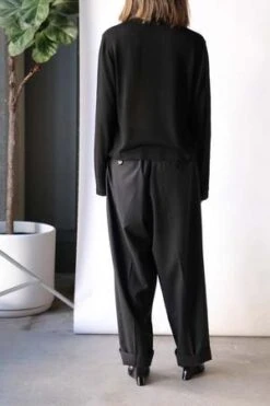 CorderaTailoring Masculine Pant - Black -Drape Hut Sales Store Cordera Tailoring Masculine Pant in Black 20230912012237 3