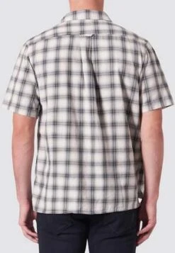 NEUWCurtis S/S Check Shirt - Washed Stone -Drape Hut Sales Store Curtis S S Check Shirt Washed Stone 20231017014018
