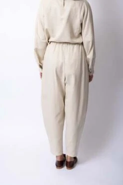 Black CraneDraped Pants - Ivory -Drape Hut Sales Store Draped Pants 20230919223848 1