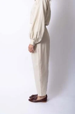 Black CraneDraped Pants - Ivory -Drape Hut Sales Store Draped Pants 20230919223848