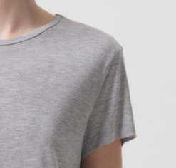 AGOLDEDrew Tee - Grey Heather -Drape Hut Sales Store Drew Tee Grey Heather 20231027223008 2