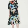 Stine GoyaELIZABETH DRESS - TIE DYE FLORAL NIGHT -Drape Hut Sales Store ELIZABETH DRESS TIE DYE FLORAL NIGHT 20231026004426